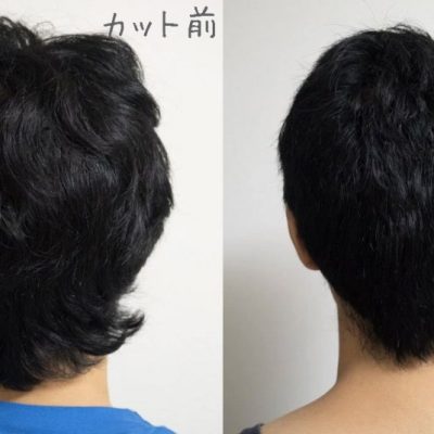 バリカン前後の後ろ