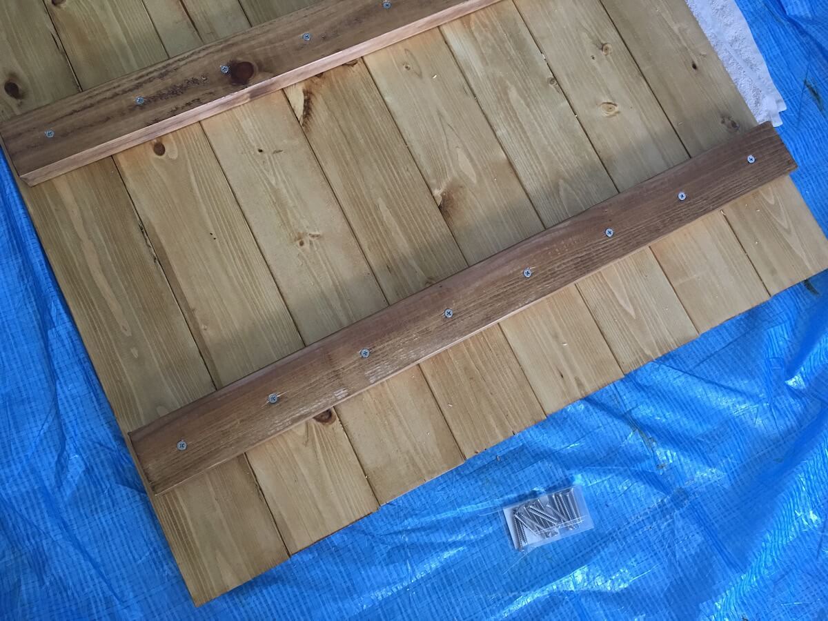 木材で天板を作る２