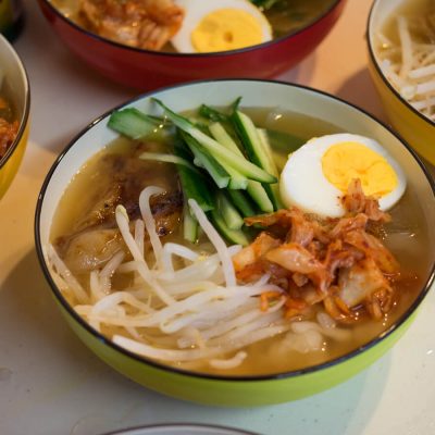 冷麺の完成
