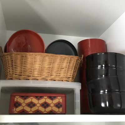 客用はまとめて収納